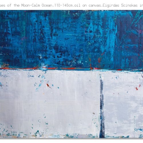 3 phases of the moon - Calm ocean