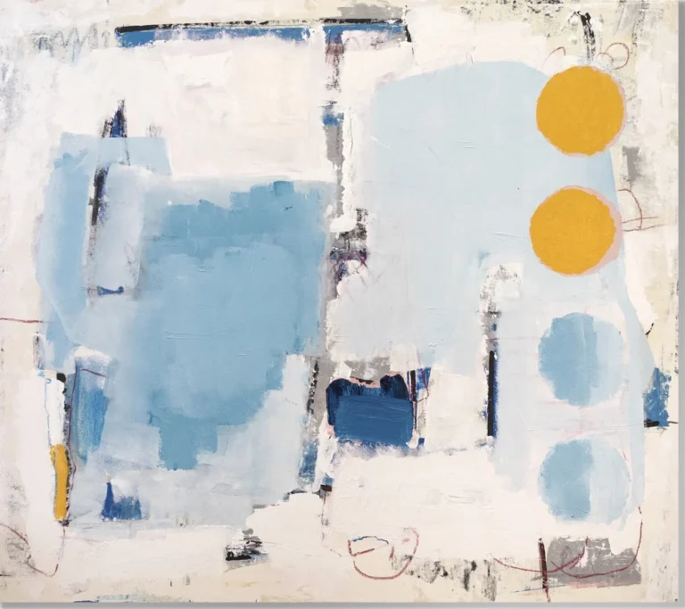 4 ISLANDS – abstraktus paveikslas, 140×130 cm, aliejus ant drobės, menininkas Eigirdas Scinskas