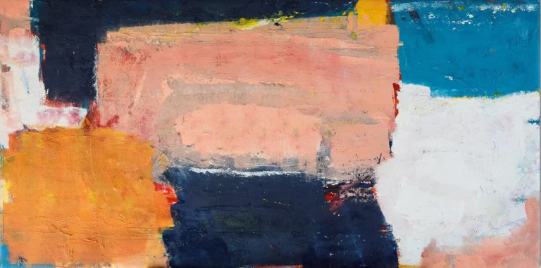 MEDITATION 2018 – abstraktus paveikslas, 140×80 cm, aliejus ant drobės, menininkas Eigirdas Scinskas