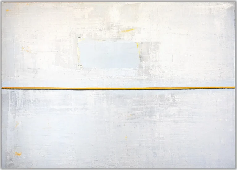 HOUSE ON THE HORIZON LINE – abstraktus paveikslas, 140×100 cm, aliejus ant drobės, menininkas Eigirdas Scinskas
