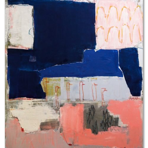 Pink flamingos in the pool