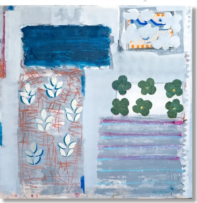 HAVANA – abstraktus paveikslas, 140×147 cm, aliejus ant drobės, menininkas Eigirdas Scinskas