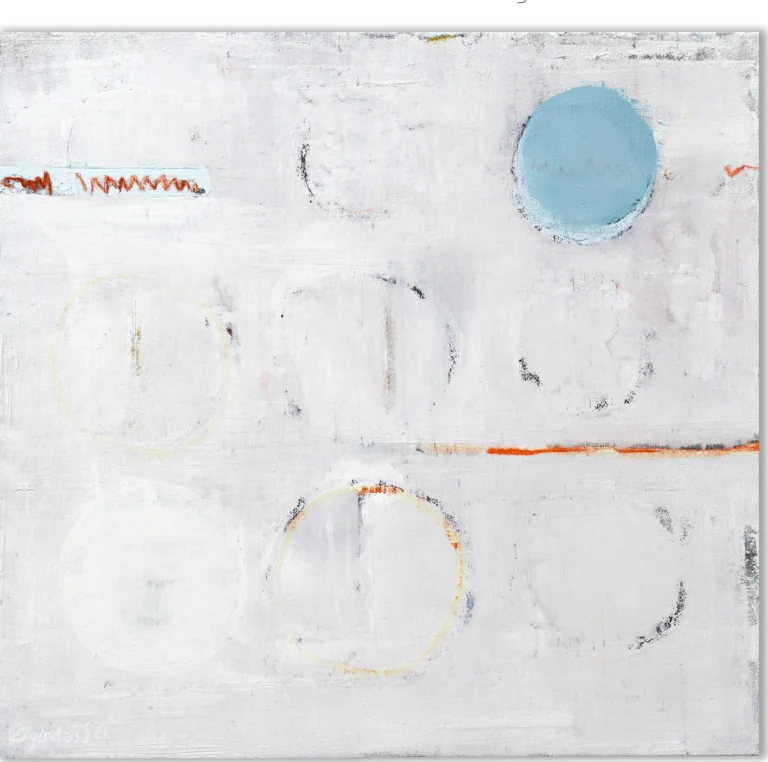 PURE MIND – abstraktus paveikslas, 147×140 cm, aliejus ant drobės, menininkas Eigirdas Scinskas