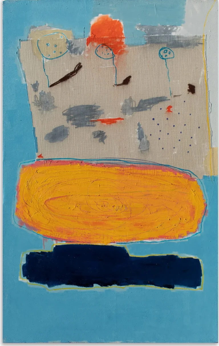 BLUEBERRY GARDEN – abstraktus paveikslas, 140×210 cm, aliejus ant drobės, menininkas Eigirdas Scinskas