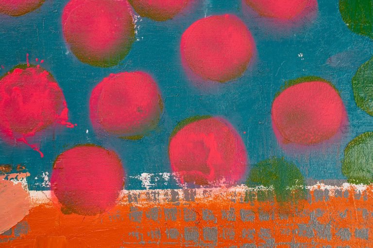Cherries on table - Abstraktūs paveikslai Eigirdas Scinskas