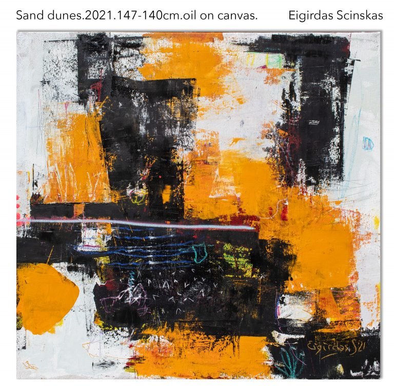 Sand dunes - Abstraktūs paveikslai Eigirdas Scinskas