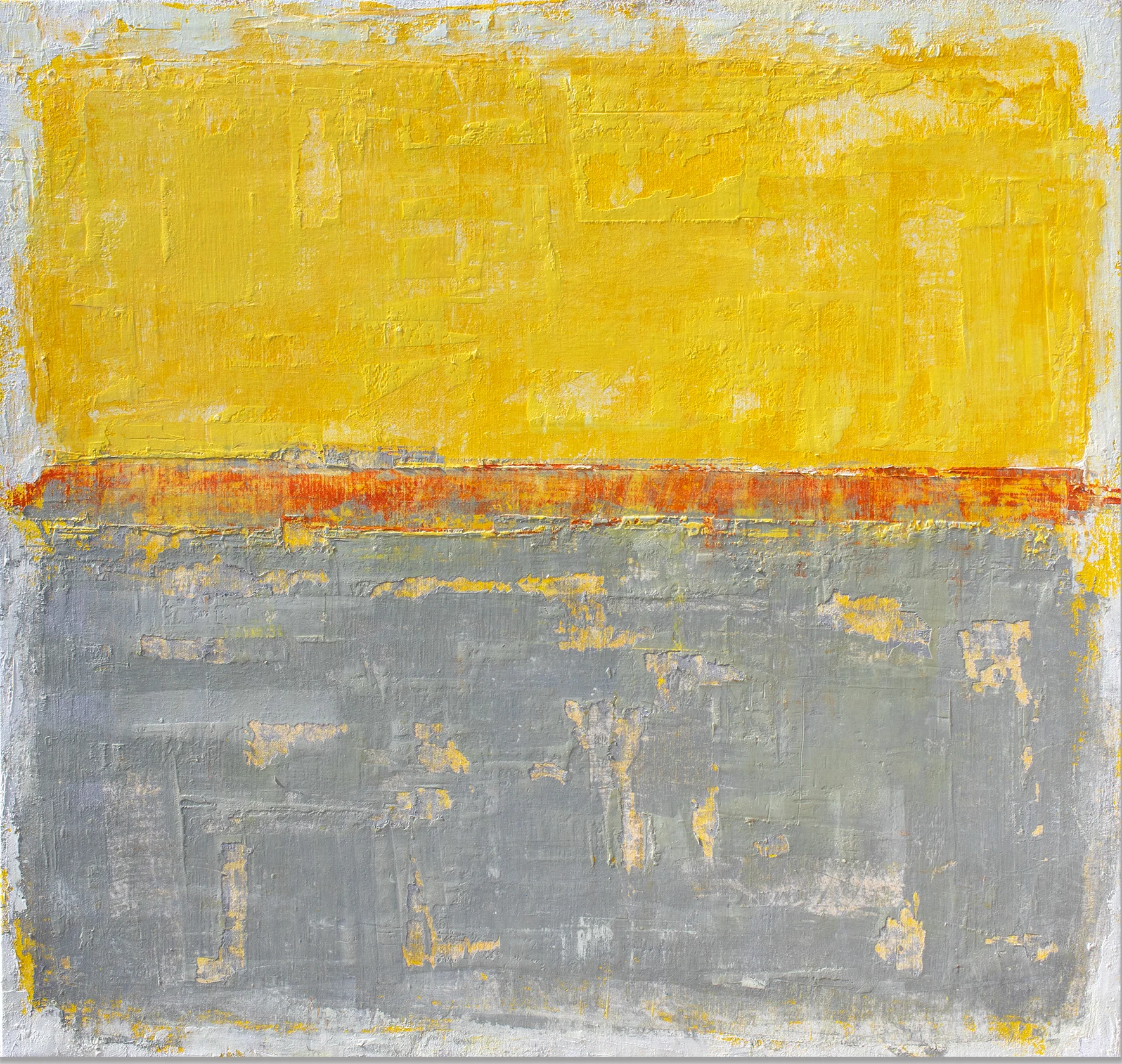 ALWAYS THE SUN – abstraktus paveikslas, 147×140 cm, aliejus ant drobės, menininkas Eigirdas Scinskas
