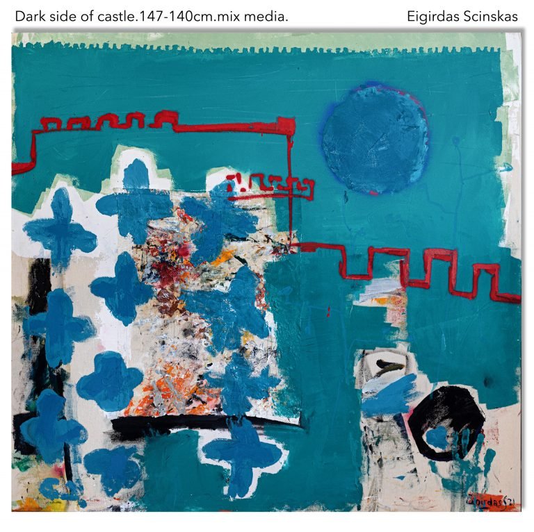 Dark Side of The Castle - Abstraktūs paveikslai Eigirdas Scinskas