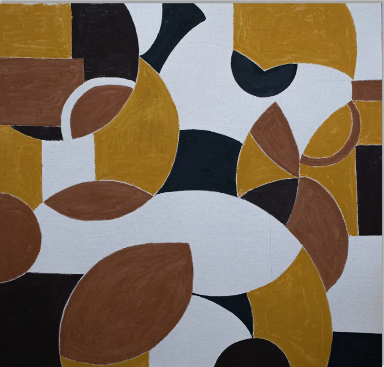 COFFEE – abstraktus paveikslas, 147×140 cm, aliejus ant drobės, menininkas Eigirdas Scinskas