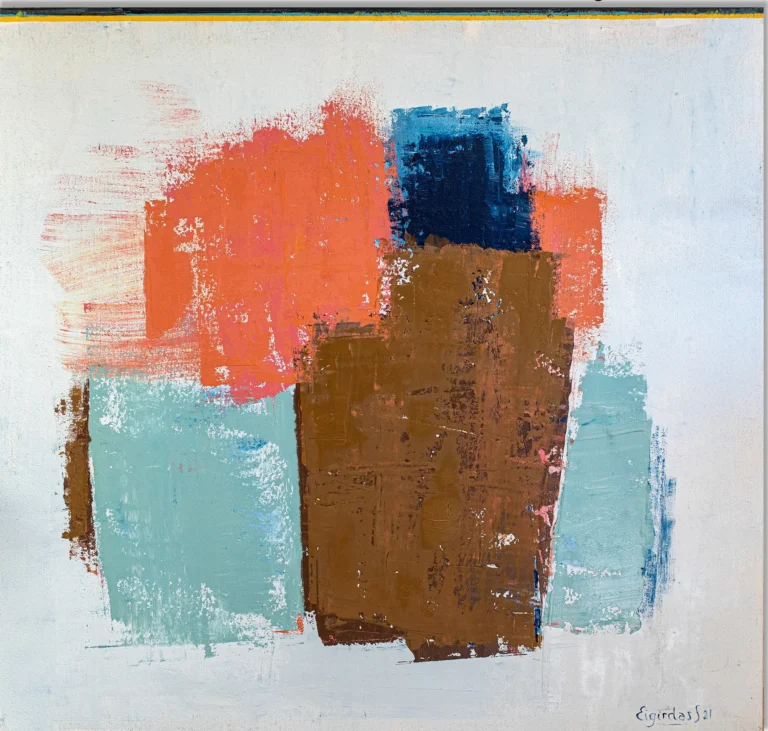 TWISTER – abstraktus paveikslas, 147×140 cm, aliejus ant drobės, menininkas Eigirdas Scinskas