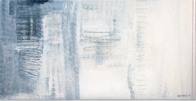 MIST – abstraktus paveikslas, 274×140 cm, akrilas ant drobės, menininkas Eigirdas Scinskas
