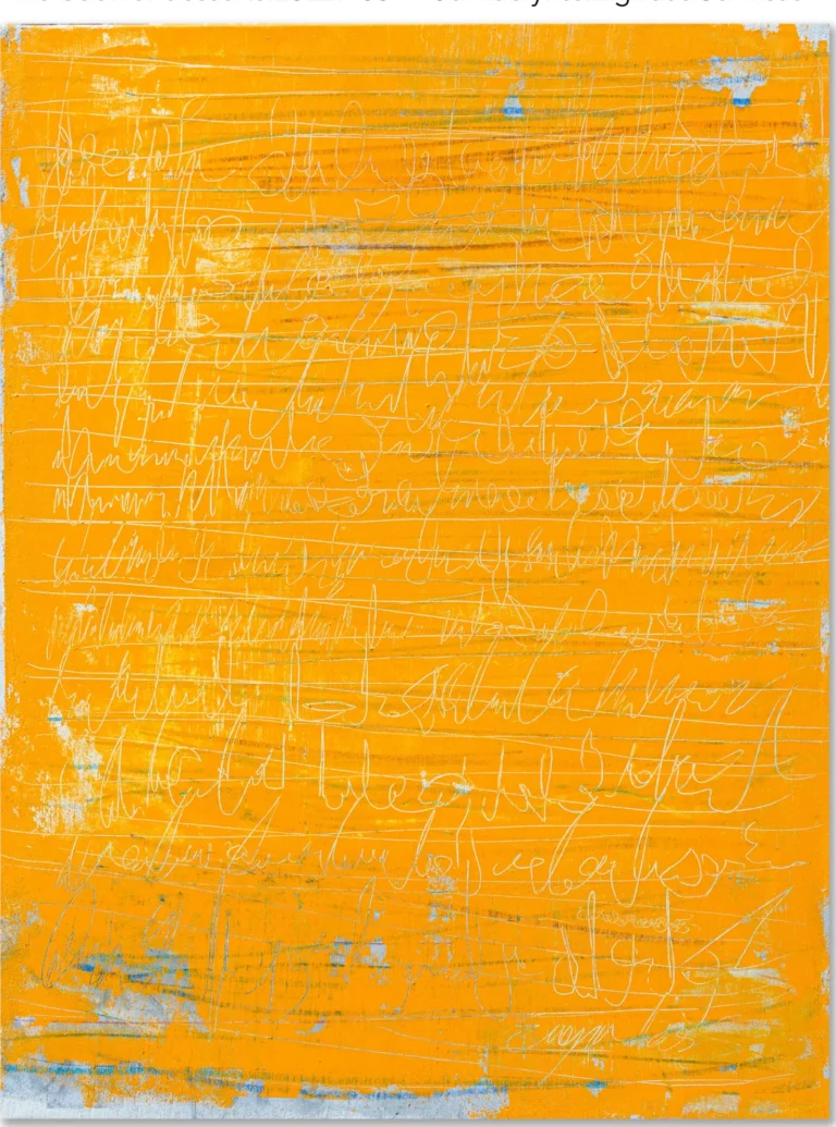 THE BOOK OF DESSERTS – abstraktus paveikslas, 105×140 cm, akrilas ant drobės, menininkas Eigirdas Scinskas