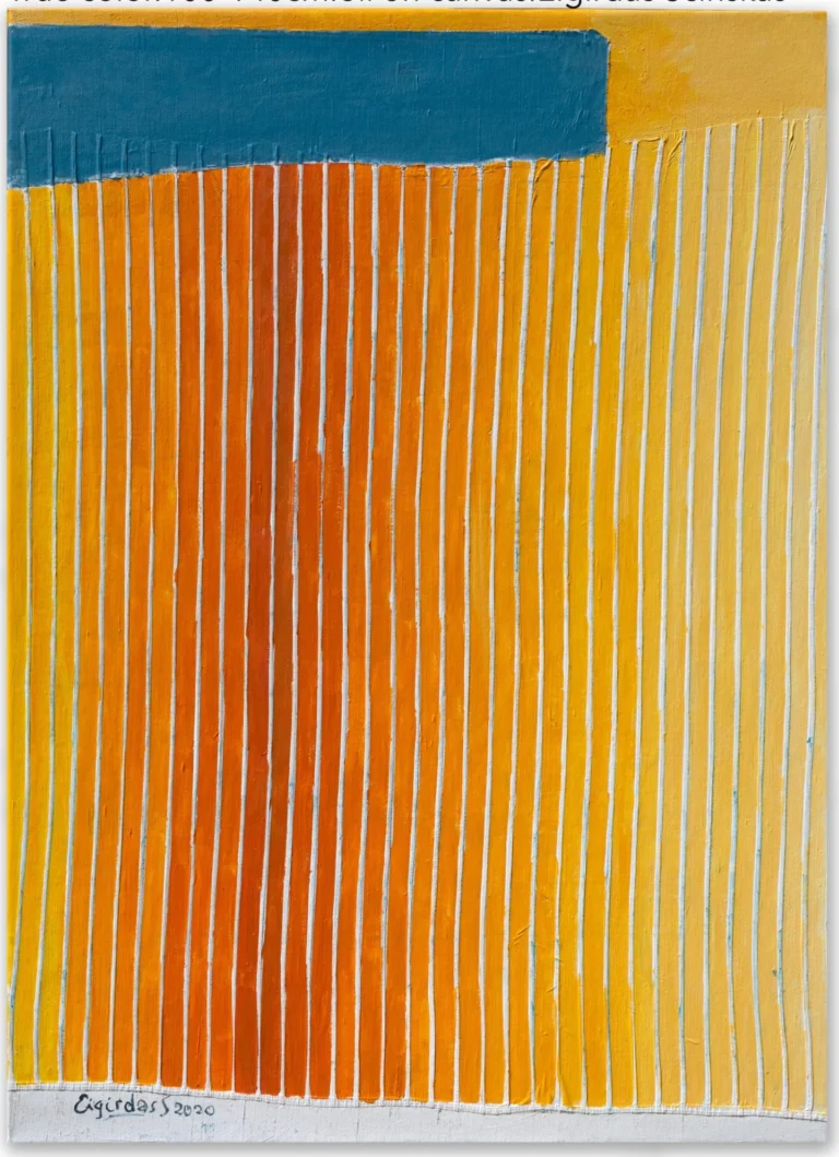 TRUE COLOR – abstraktus paveikslas, 100×140 cm, aliejus ant drobės, menininkas Eigirdas Scinskas
