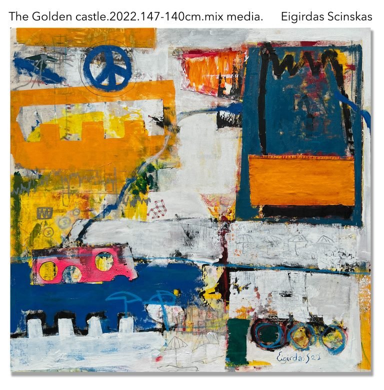 The Golden Castle - Abstraktūs paveikslai Eigirdas Scinskas