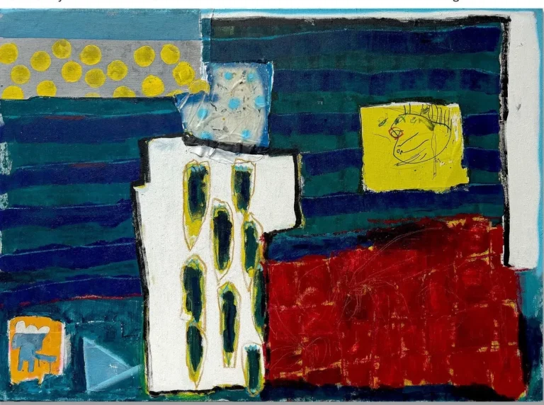 BY THE SEA – abstraktus paveikslas, 190×135 cm, aliejus ant drobės, menininkas Eigirdas Scinskas