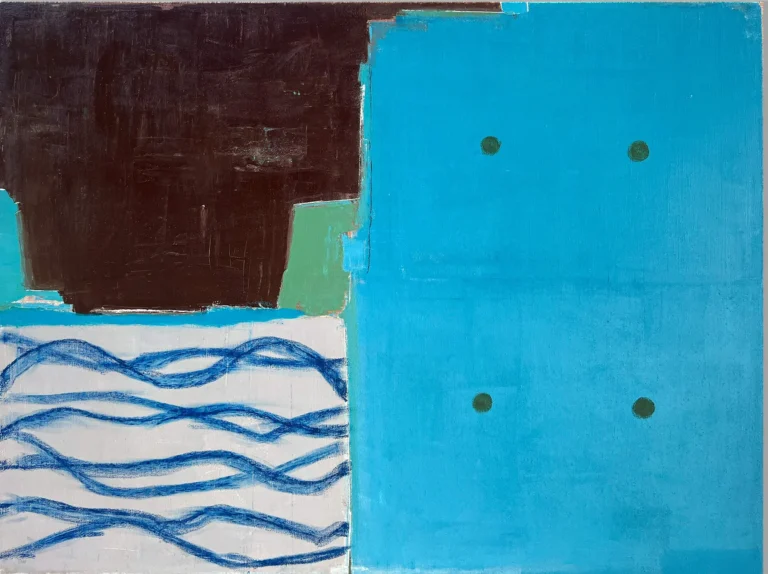 MEDITERRANEAN SEA – abstraktus paveikslas, 160×120 cm, aliejus ant drobės, menininkas Eigirdas Scinskas