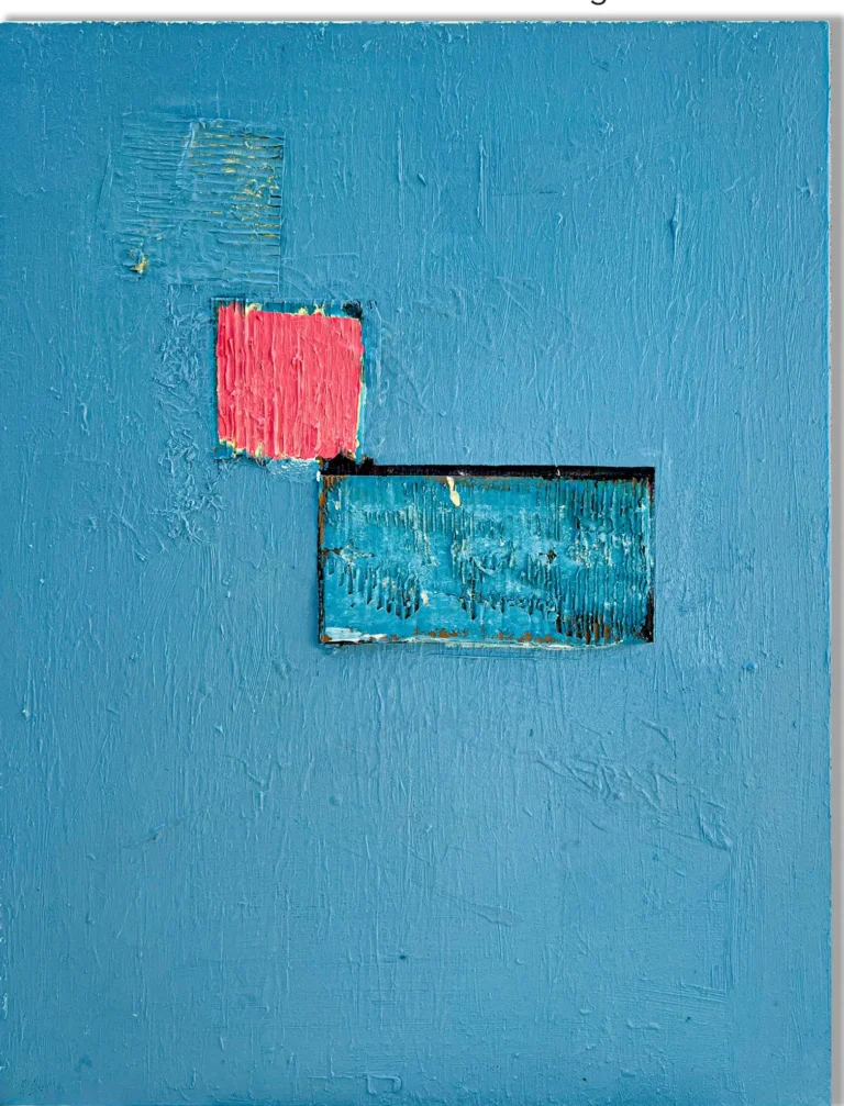 UNUSUAL – abstraktus paveikslas, 70×90 cm, mišri technika ant drobės, menininkas Eigirdas Scinskas