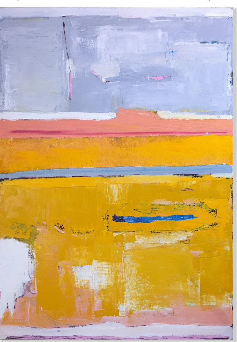 LOOKING ACROSS THE HORIZON – abstraktus paveikslas, 120×170 cm, aliejus ant drobės, menininkas Eigirdas Scinskas