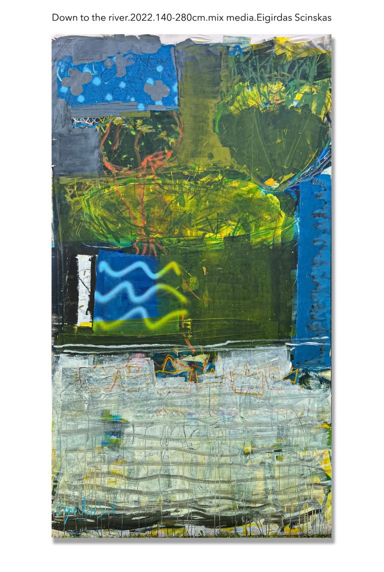 Down-to-the-river.2022.140-280cm.mix-media