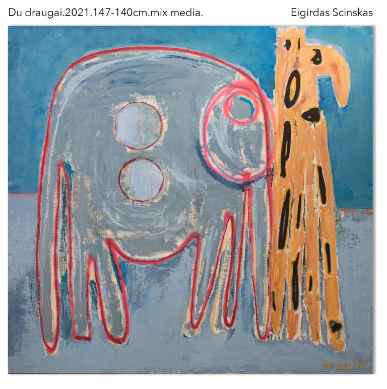 Du-draugai.2021.147-140cm.mix-media