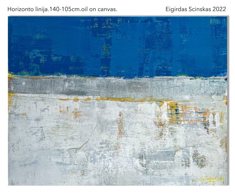 Horizonto-linija.140-105cm.oil-on-canvas .