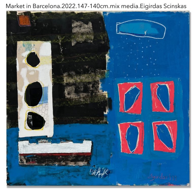 Market-in-Barcelona.2022.147-140cm.mix-media