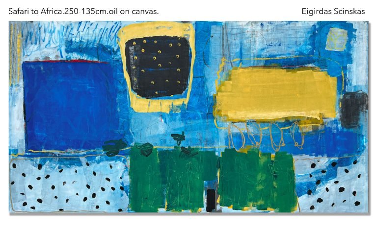 Safari-to-Africa.250-135cm.oil-on-canvas