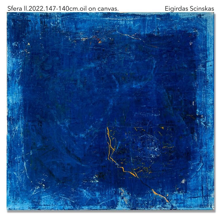 Sfera ll.2022.147-140cm.oil on canvas.Eigirdas Scinskas ww