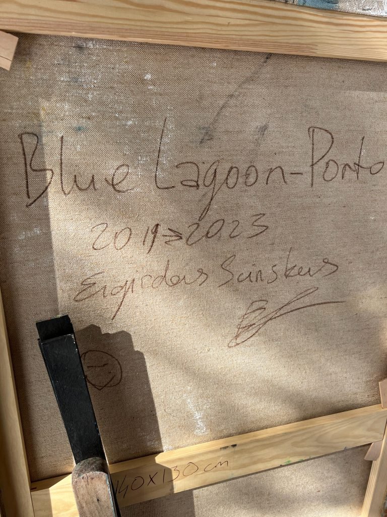 Blue Lagoon - Porto - Abstraktūs paveikslai Eigirdas Scinskas