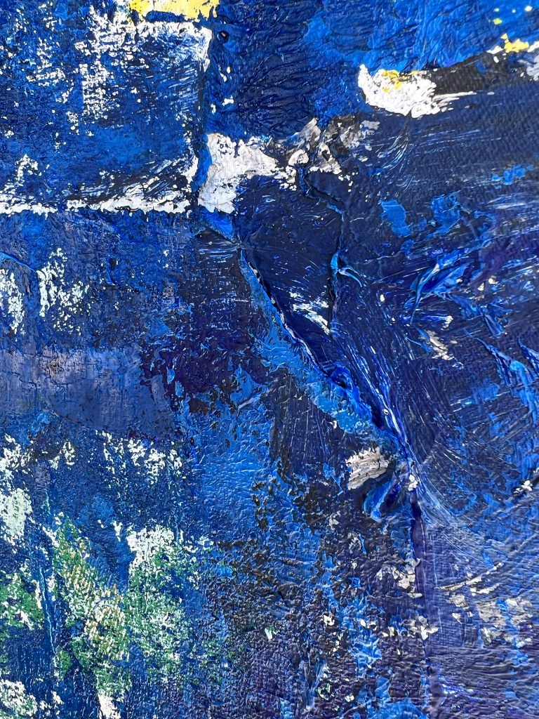 Blue Lagoon - Sunlight - Abstraktūs paveikslai Eigirdas Scinskas