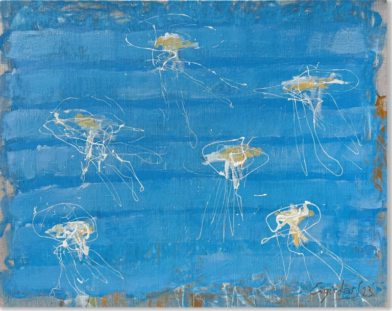 SPACE – abstraktus paveikslas, 140×110 cm, mišri technika ant drobės, menininkas Eigirdas Scinskas