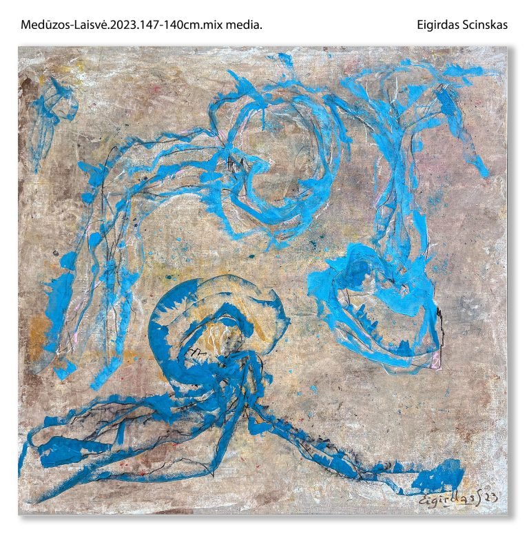 Medūzos - Laisvė - Abstraktūs paveikslai Eigirdas Scinskas