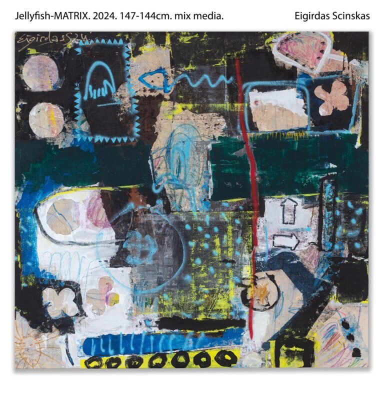 Jellyfish - MATRIX - Abstraktūs paveikslai Eigirdas Scinskas