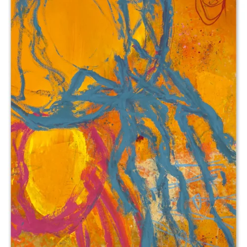 Yellow Magic. 2024. 100 x 147 cm. mix media. Eigirdas Scinskas 2
