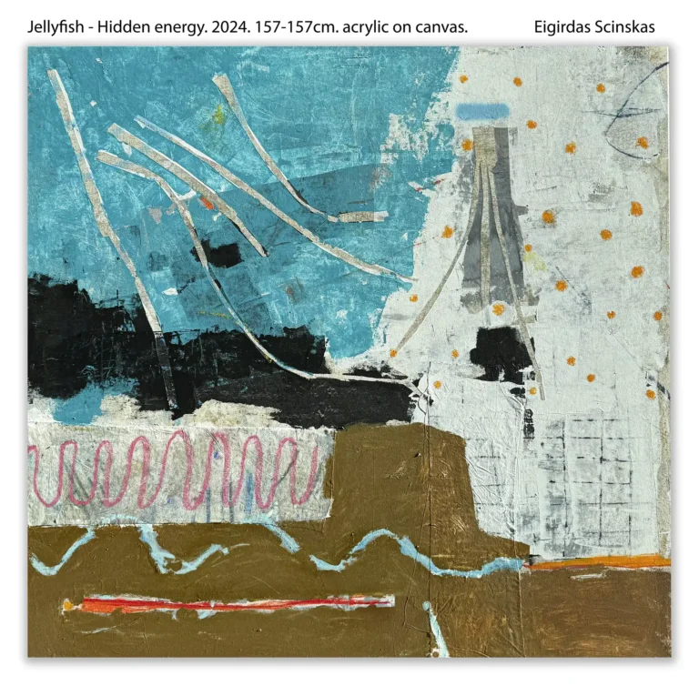 Jellyfish - Hidden Energy - Abstraktūs paveikslai Eigirdas Scinskas
