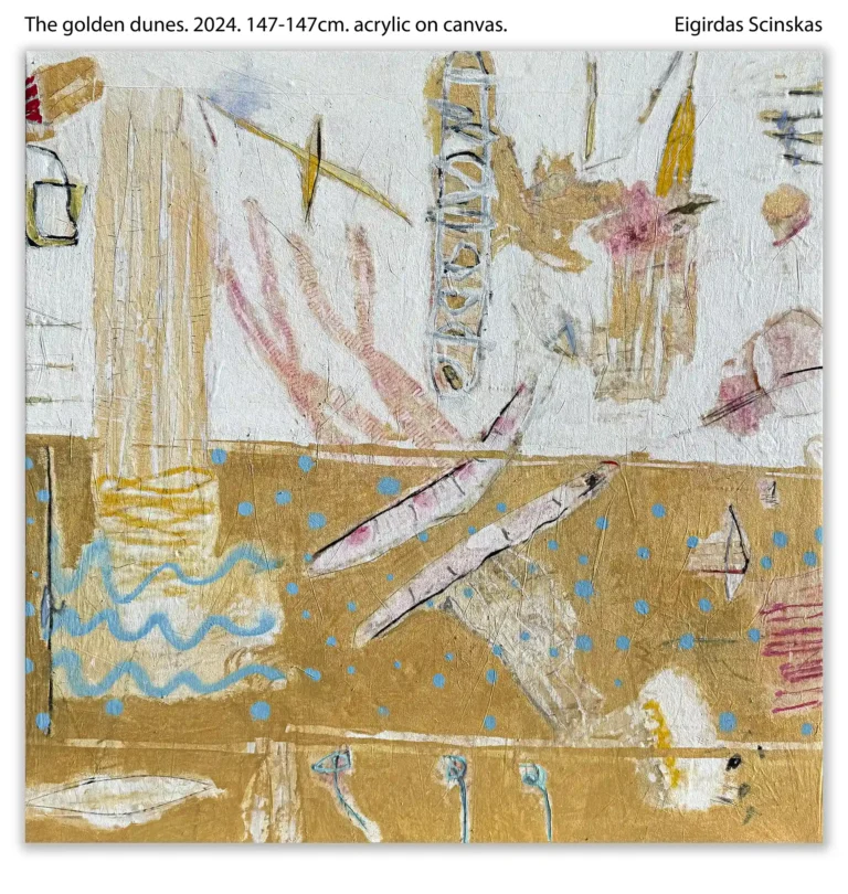 The Golden Dunes - Abstraktūs paveikslai Eigirdas Scinskas