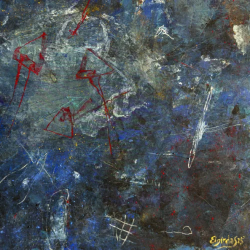 Jellyfish - Mystic Sky, Lunatic. 2025. acrylic. Eigirdas Scinskas copy