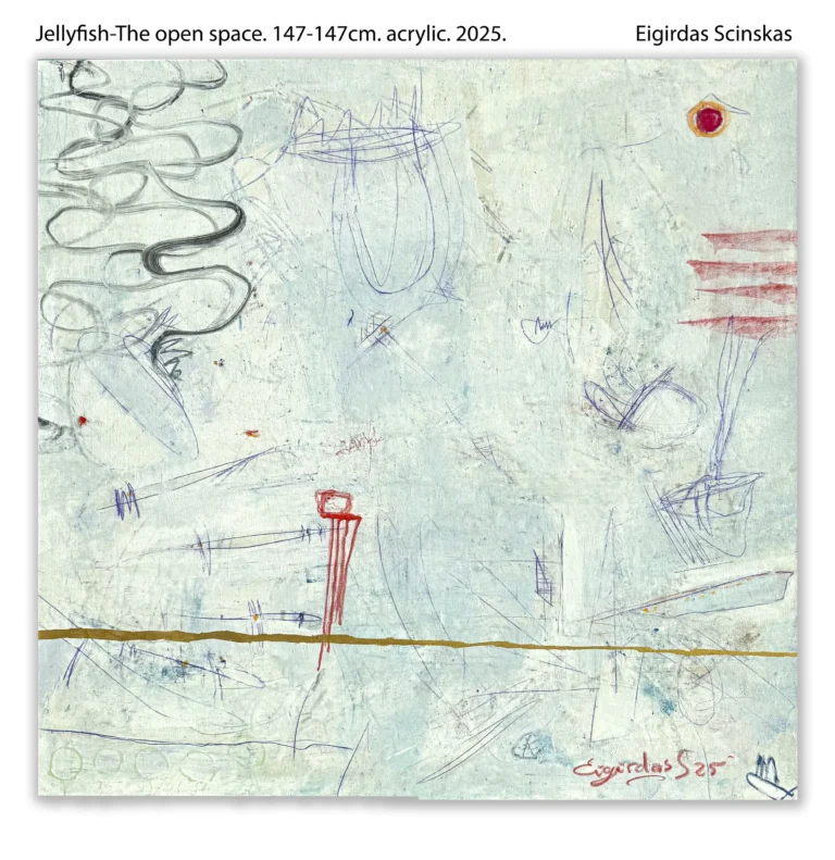 Jellyfish - The open space - Abstraktūs paveikslai Eigirdas Scinskas