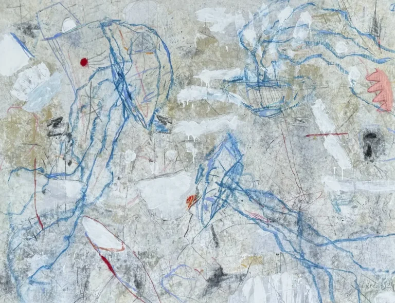 SENSATION – abstraktus paveikslas, 190×147 cm, akrilas ant drobės, menininkas Eigirdas Scinskas