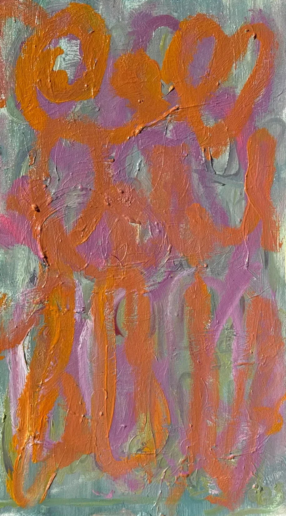 CHRONOLOGY – abstraktus paveikslas, 40×70 cm, aliejus ant drobės, menininkas Eigirdas Scinskas