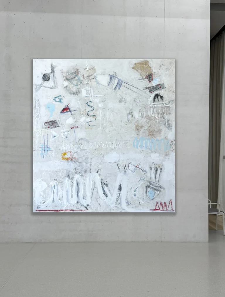 Dreamer – abstraktus paveikslas, 190×210 cm, akrilas ant drobės, menininkas Eigirdas Scinskas