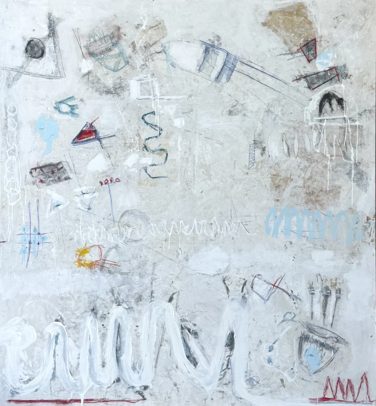 Dreamer – abstraktus paveikslas, 190×210 cm, akrilas ant drobės, menininkas Eigirdas Scinskas