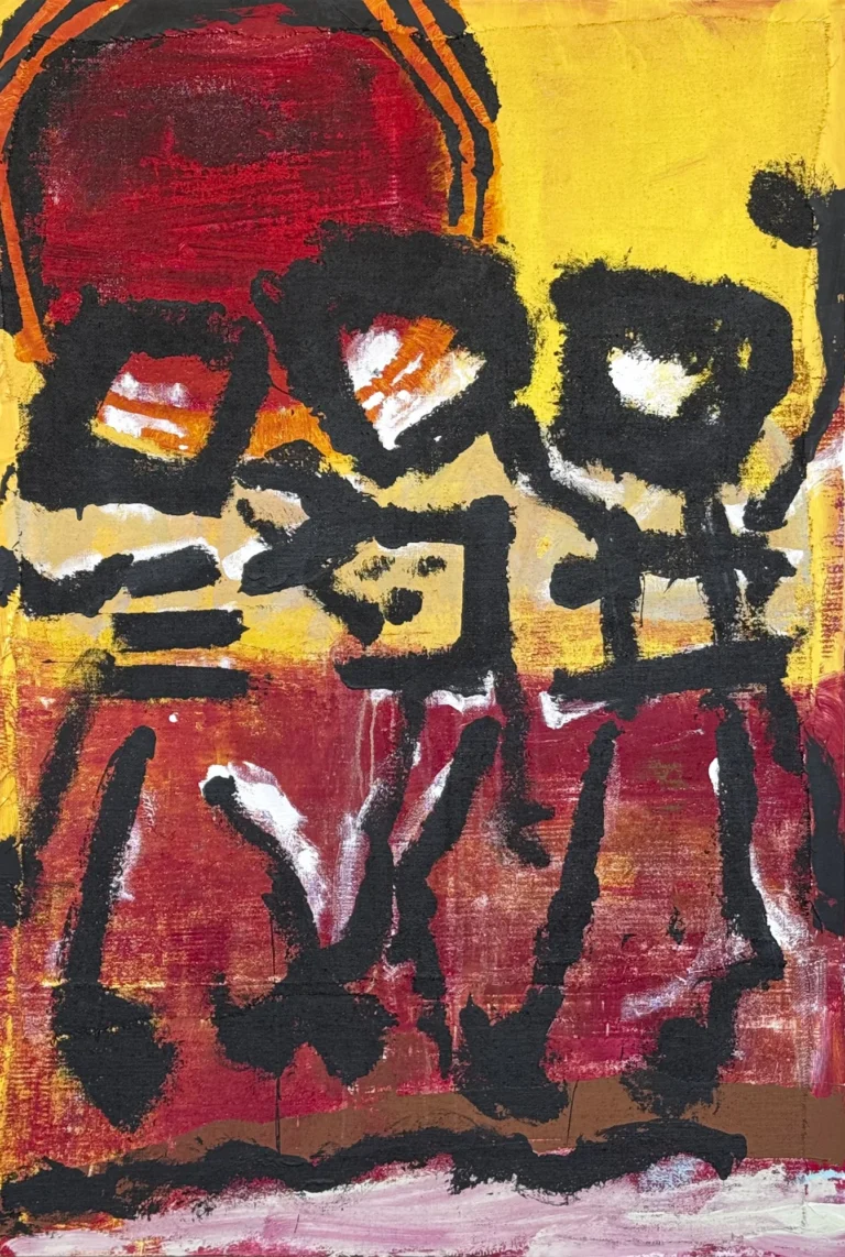 HEAT – abstraktus paveikslas, 100×147 cm, akrilas ant drobės, menininkas Eigirdas Scinskas