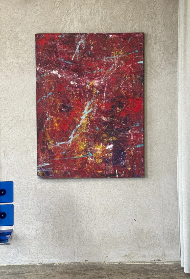 LAVA – abstraktus paveikslas, 110×147 cm, akrilas ant drobės, menininkas Eigirdas Scinskas